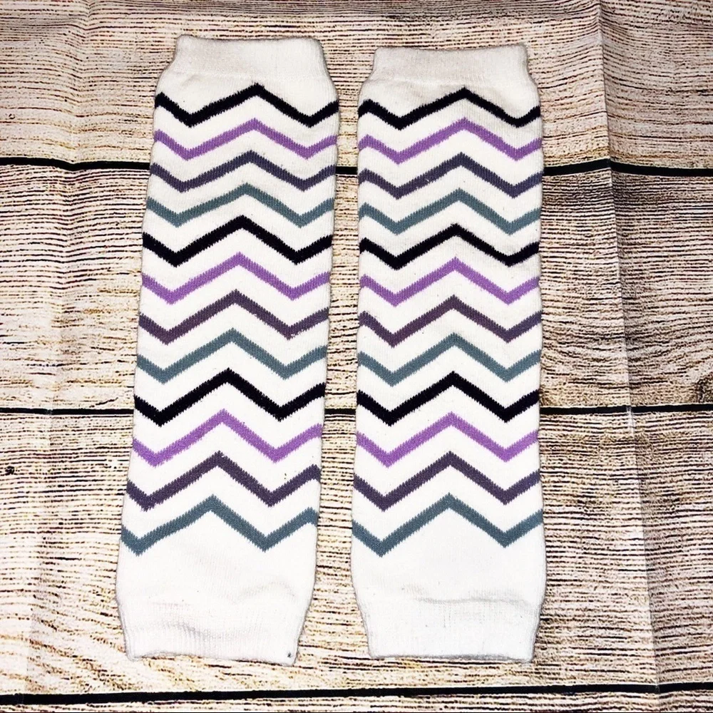 Zig Zag Baby Leg Warmers